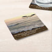 GULLSおよび海QOUTE スクエアペーパーコースター (アングル)