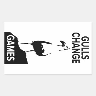 Gulls Change Gamesスタンプ（4枚） 長方形シール
