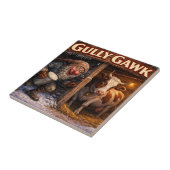 Gully Gawk Icelandic Yule Lad postcard タイル (側面)