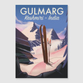 Gulmarg Kashmiri Indiaスキーのポスター (正面)