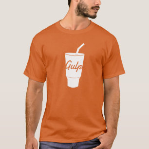 GulpJSのTシャツ(赤い) Tシャツ
