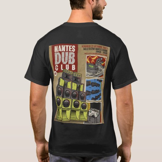 GUMBAE CULTURE. / SCRIBZ Basic Dark Tシャツ (裏面)