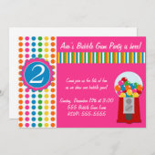 Gumballの招待 招待状 (正面/裏面)