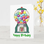 Gumballの糖菓のハッピーバースデー カード (黄色い花)