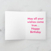 Gumball機械白熱、ハッピーバースデー カード (内部)