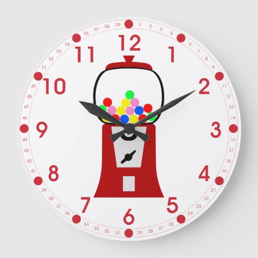 Gumball機械 ラージ壁時計 (正面)
