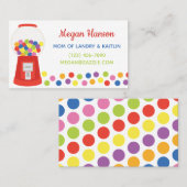 Gumballsカラフルビジネスまたはカ連絡ード 名刺 (正面/裏面)