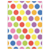 Gumballsクリカラフルップパーソナライズされたボード クリップボード (裏面)