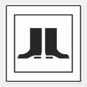 Gumboot Signスタンプ スクエアシール (正面)