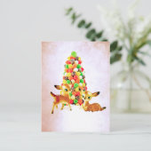 Gumdropの木によるヴィンテージの子鹿 ポストカード (スタンド正面)