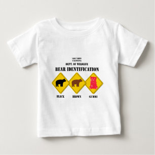 Gummiくまの警告- Tahoeの野性生物 ベビーTシャツ