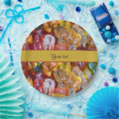 Gummi甘いくま ペーパープレート (パーティー)