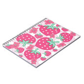 Gummi Sweet Strawberry Heart Notebook ノートブック (左側)