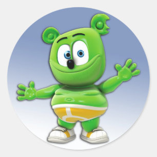 Gummibärのステッカー ラウンドシール
