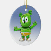 Gummibärの円形のクリスマスツリーのオーナメント セラミックオーナメント (右)