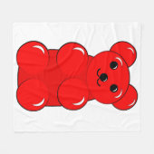 Gummibär フリースブランケット (正面(横))