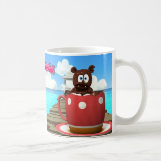 Gummibär Choco Choco Chocoのマグ コーヒーマグカップ (右)