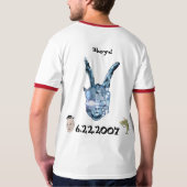 gummodarkoのbboydのワイシャツ tシャツ (裏面)