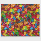 Gummy Bear写真 ラッピングペーパー (フラット)