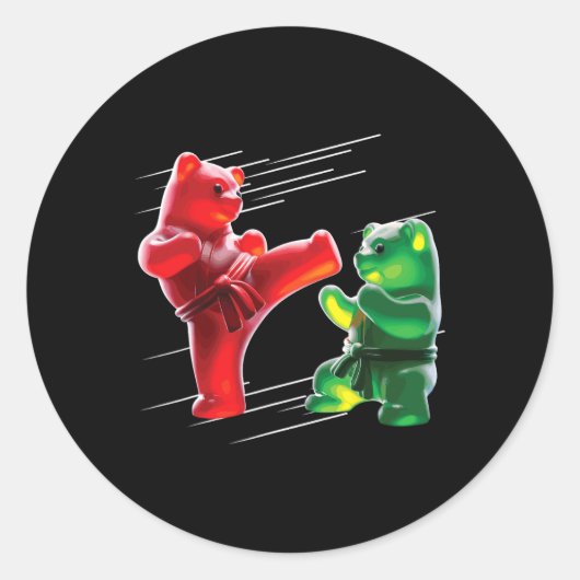 Gummy Bear  ラウンドシール (正面)