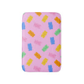 Gummy Bear Aesthetic Pastel Bath Mat バスマット (正面縦)