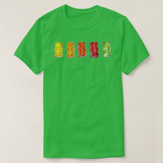 Gummy Bear Candy Tシャツ (デザイン正面)