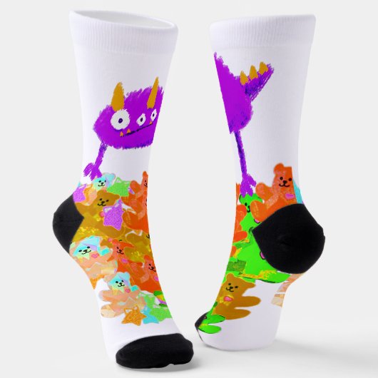 Gummy Bear Harvest Monster ソックス (傾斜あり)