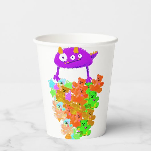 Gummy Bear Harvest Monster 紙コップ (裏面)