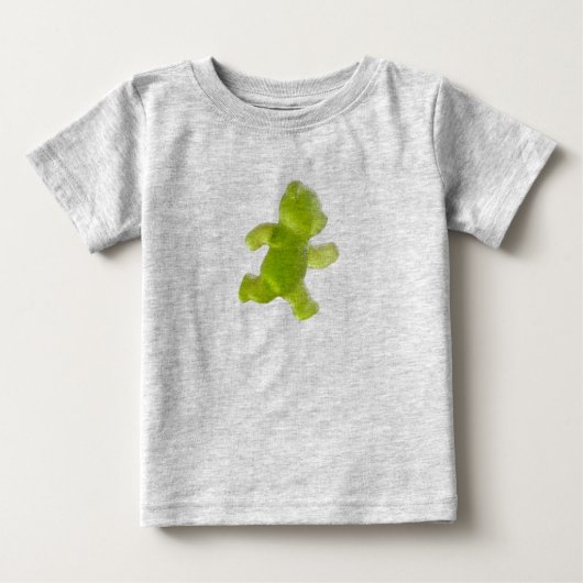 Gummy Bear on the Run - Sweet & Cool Baby Bodysuit ベビーTシャツ (正面)