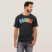 Gummy Bear Rainbow, Funny Gummy Bear Tシャツ (正面フル)