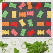 Gummy Bear Wrapping Paper キッチンタオル (折り畳み)