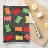 Gummy Bear Wrapping Paper キッチンタオル (四つ折り)