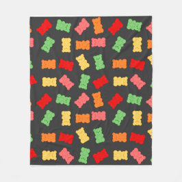 Gummy Bear Wrapping Paper フリースブランケット