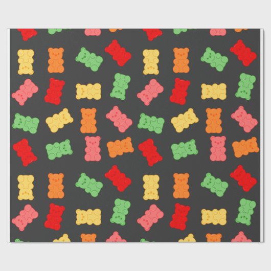 Gummy Bear Wrapping Paper ラッピングペーパー (フラット)