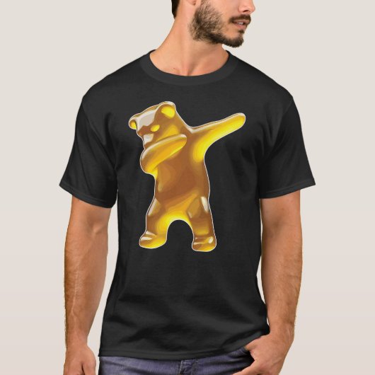 Gummy Bear, Yellow Gummy Bear, Dabbing Gummy Bear Tシャツ (正面)