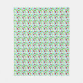 Gummy Bears Repeating Seamless Pattern フリースブランケット (正面)