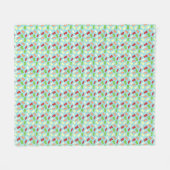 Gummy Bears Repeating Seamless Pattern フリースブランケット (正面(横))