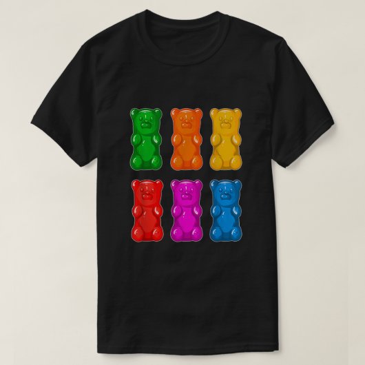 Gummy Bears Tshirt for adult and youth Tシャツ (デザイン正面)