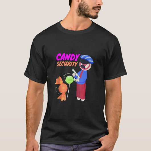 Gummy Candy I Candy Security I Candy Cane Candy Sw Tシャツ (正面)