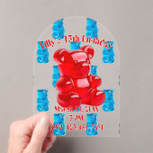 Gummy Jelly  アクリル招待状 (インサイチュ (ポータブル))