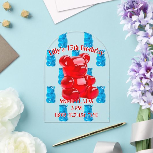 Gummy Jelly  アクリル招待状 (インサイチュ (ウェディング))