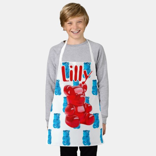 Gummy Jelly  エプロン (着用した状態)