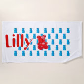 Gummy Jelly  ビーチタオル (正面)