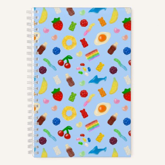 Gummy Lover Blue ノートブック (正面)