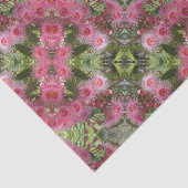 Gumnutのピンクのユーカリによってはオーストラリアの先住民が開花します 薄葉紙 (詳細)