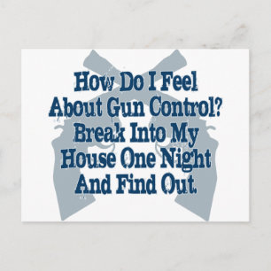 Gun Control感じの概要 ポストカード