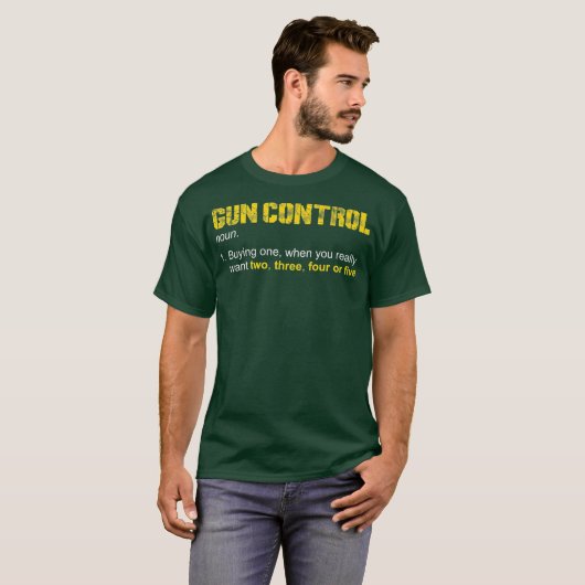 Gun Control Definition Pro Gun Gun Control Tシャツ (正面フル)