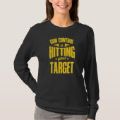Gun Control Is Hitting Your Target 2a Pro Second A Tシャツ (正面)