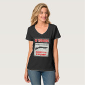 Gun Control No Trespassing 2nd Amendment Freedom Tシャツ (正面フル)