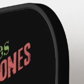 Gun Lover Pickleball Paddle Funny 2A Design ピックルボールラケット (左詳細)